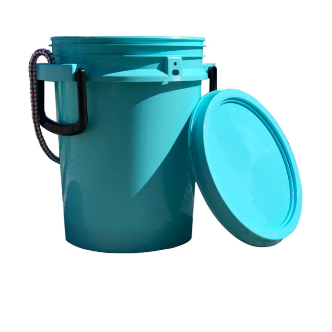 Lee Fisher Ismart Bucket w/ Rope Handle, Blue *** Lid not included