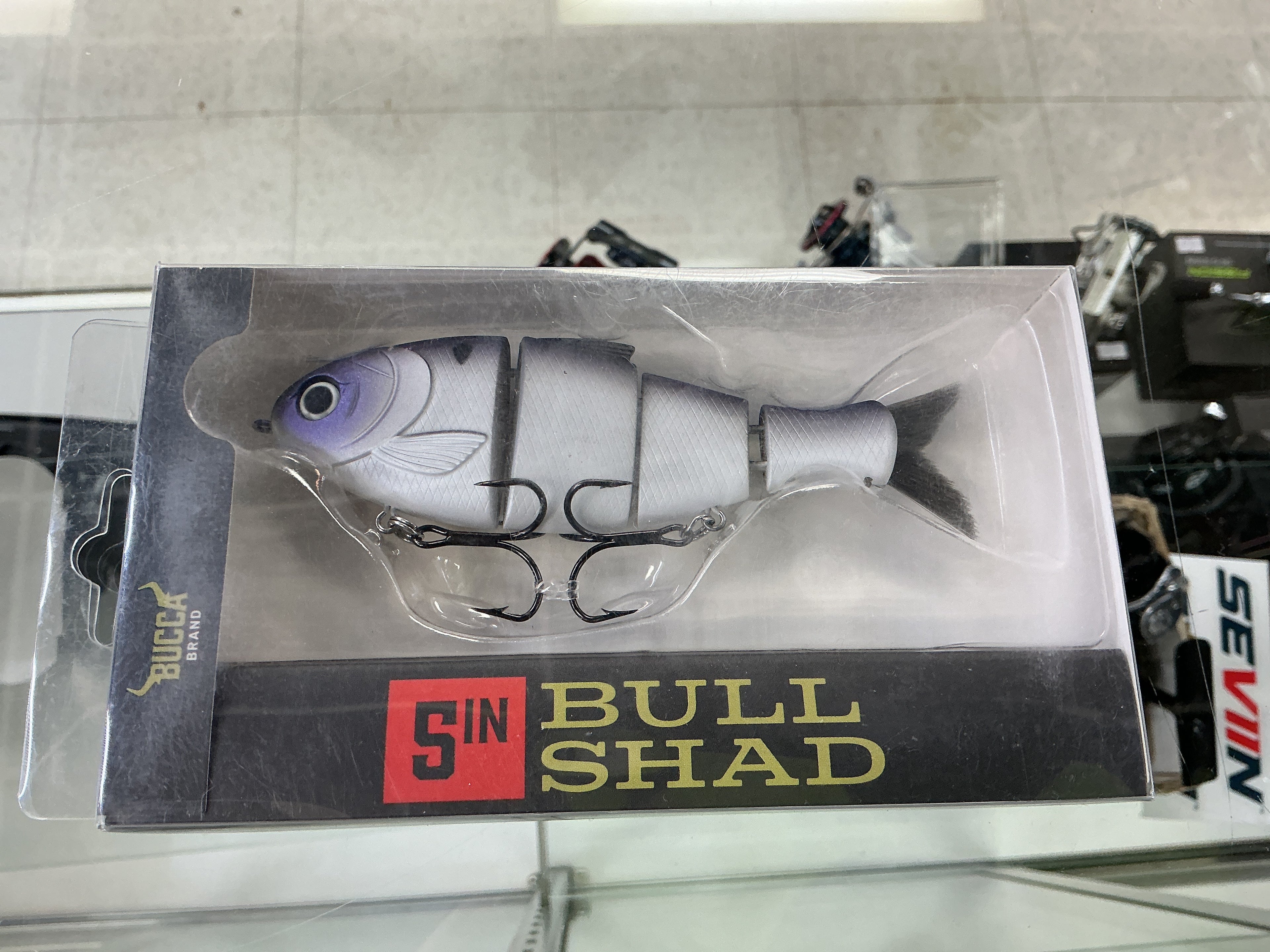 5” Bull Shad Glimmer Bone