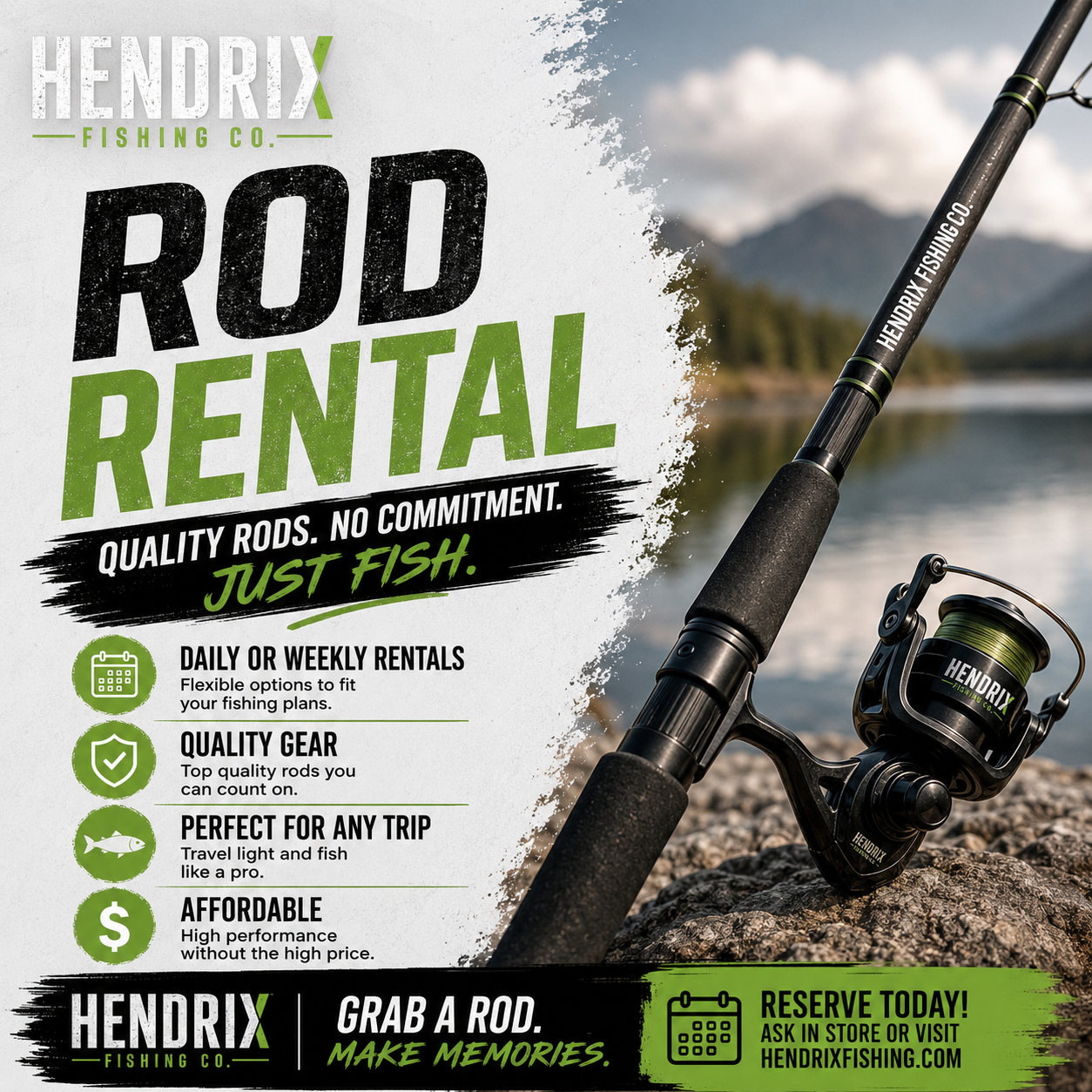 Spinning Rod and Reel Rental