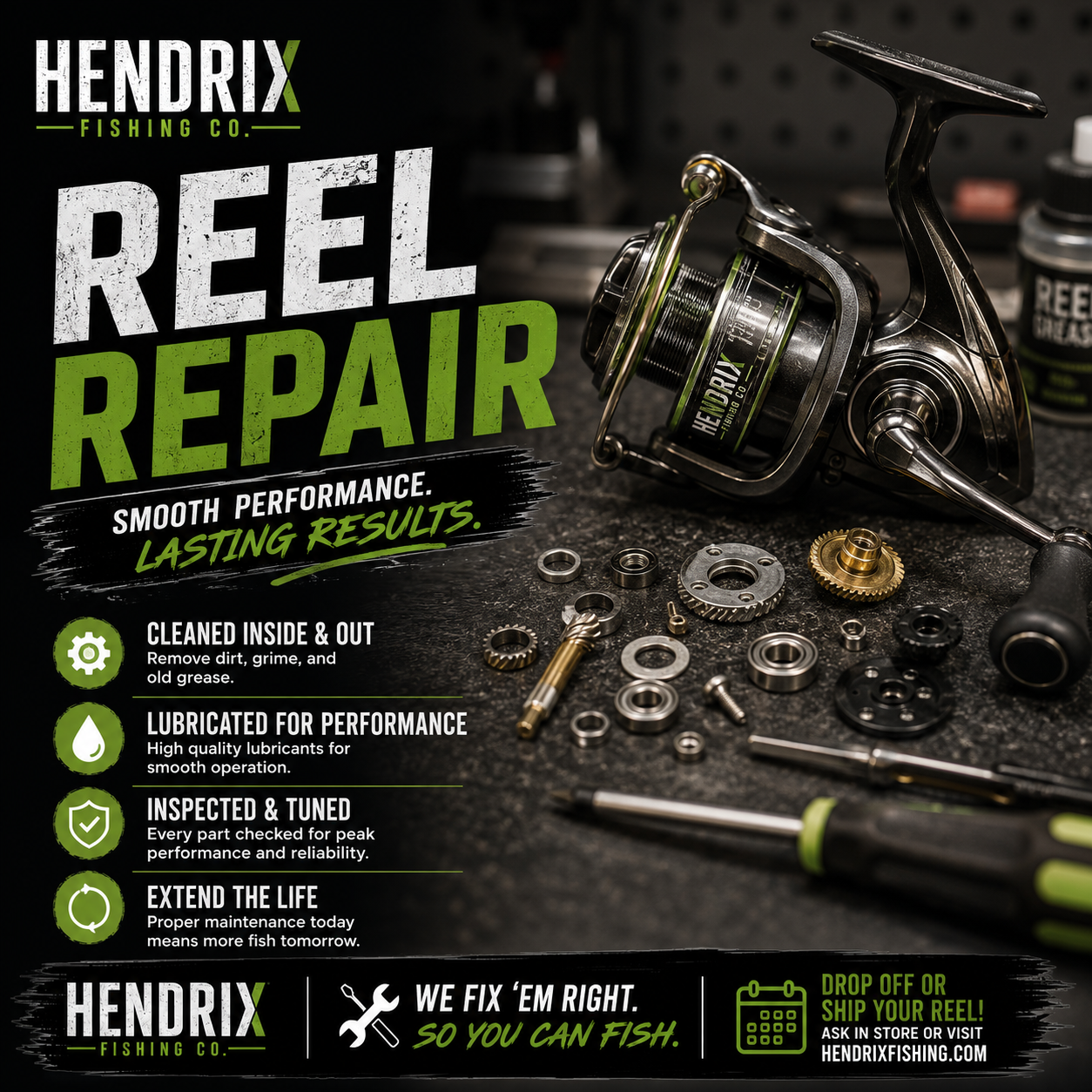 Reel Repairs