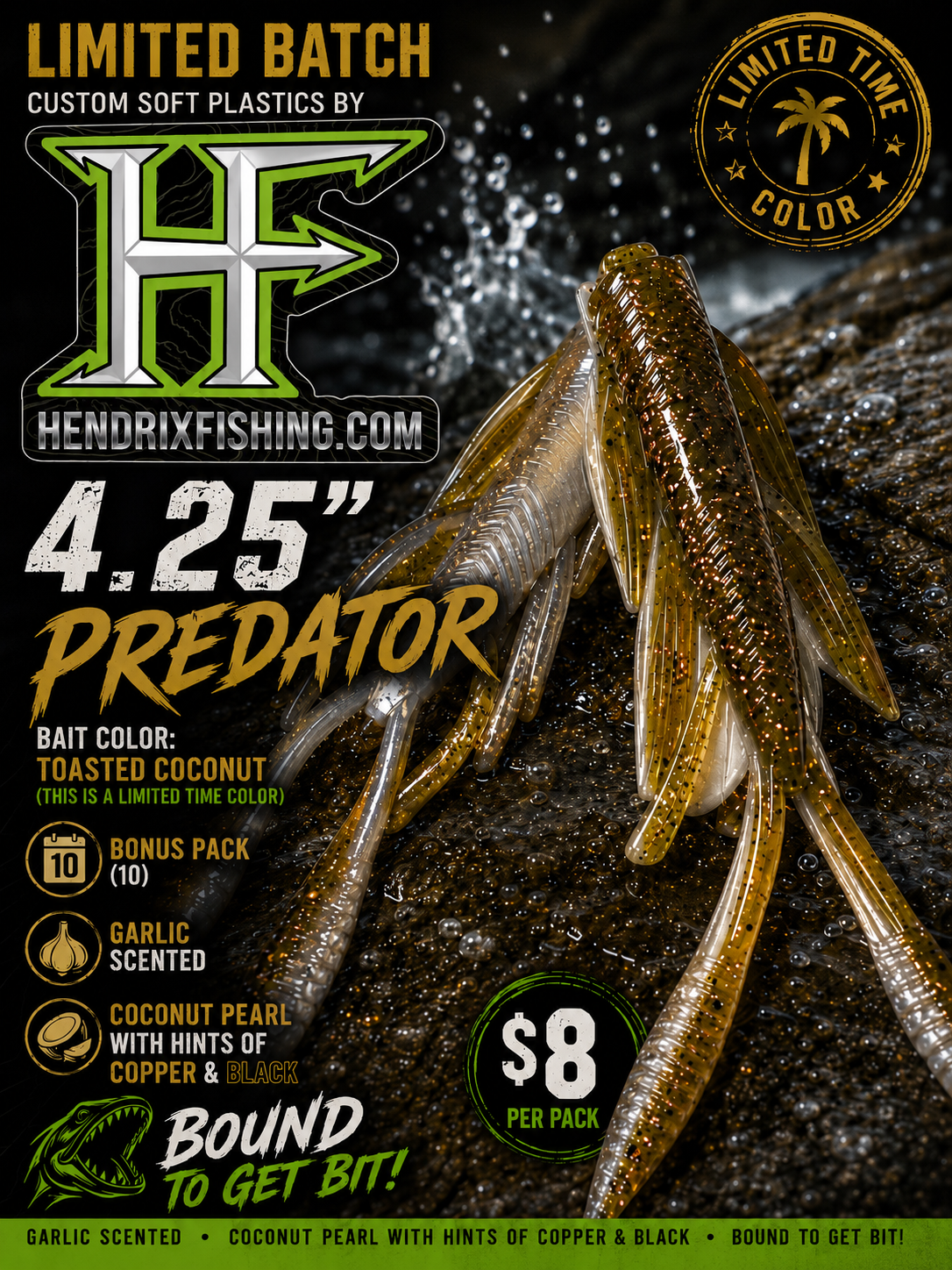 Limited Edition - 4.25 Predator Toasted Coconut